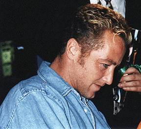 Michael Flatley - This is a photo Of Michael Flatley back in 1997 When he was on Tour with
Lord of the Dance, this photo is taken by (c)Janice Morgan
This is the second time I got to meet him while on tour he was in St.Louis Missouri
that was so much fun!!!

Great profile pic huh?? 