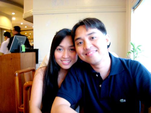 with my so loving boyfriend.. - during his birthday @ dad's kamay kainan saisaki.