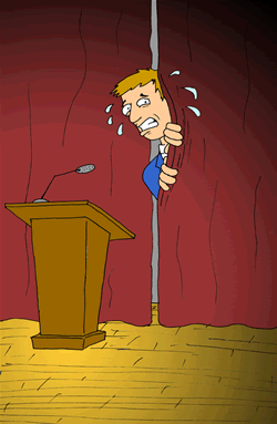 stage fright!!! - i do have stage fright!!! and i want to get rid of it!!!