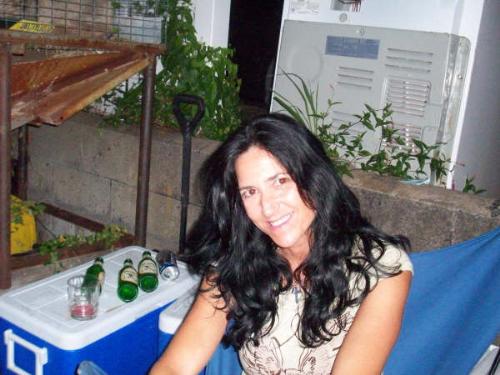 carrie - A picture of me sitting outside relaxing.
