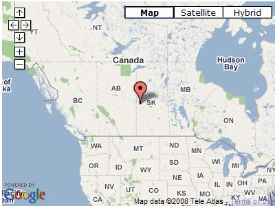 Pin point of the general location of loon lake - The general location of loon lake as compared to the northern states in the image.