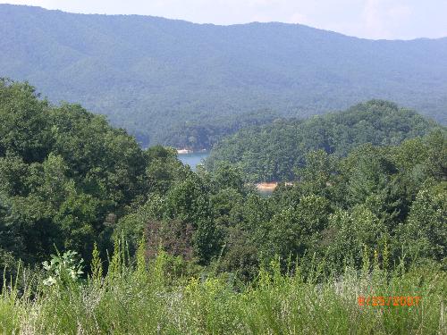 Going to Bristol! - While my husband and I were on the way to Bristol, TN for the race, we stopped to snap a few pictures. The view was amazing. It is definately pretty in the mountains.