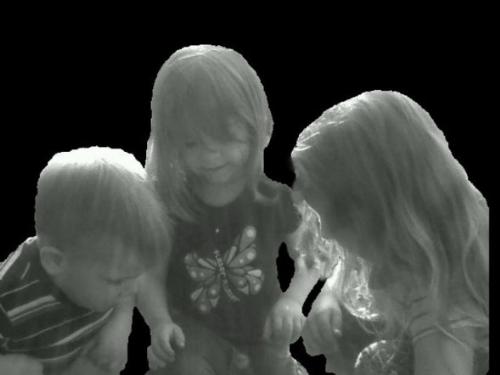Children - Children think and observe just like adults do! This picture displays just that!
