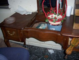 Found this Vanity dresser by the side of the road - Not such a good pic, but it's beautiful - I refinished it and have it in my bedroom now!