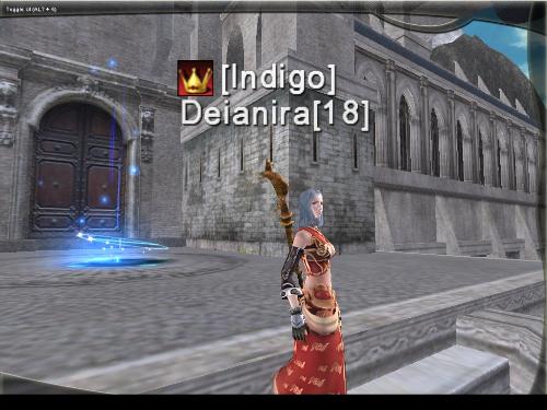 Atlantica Online Gameplay - A screenshot of Atlantica Online in open beta. Portal like this one will take you to another place; a town in this case.