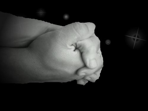 Love - A couple holding hands, representing love and that they will forever stick together to be in union. To many people give up these days on their marriage. This picture represents strength!
