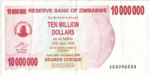 Money - Zimbabwe Dollar!