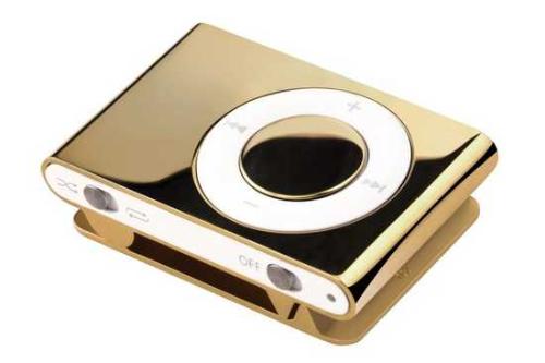 Ipod shuffle gold - Ipod new release from apple in a gold version of shuffle