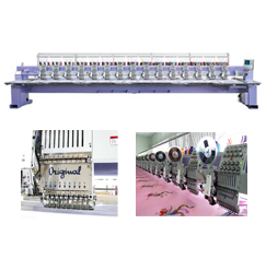 High Speed Embroidery Machine - High Speed Embroidery Machine Feature: The embroidery machine based on flat emberoidery machine & sequin embroidery machine as with faction of flat embroidery machine & sequin emberoidery machine.