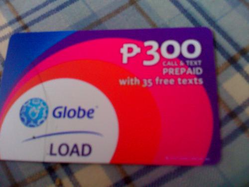 My 300 worth prepaid load - It has been years since I last load a big amount like this one..