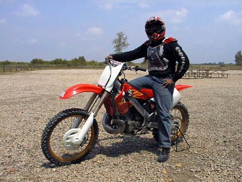 motorcycle Honda - Me on my Honda dirt bike