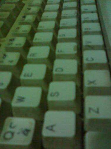 keyboard - the qwerty layout