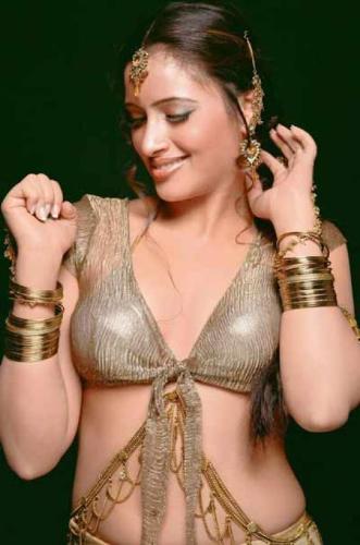 beautiful woman - smiling and deep cleavage...