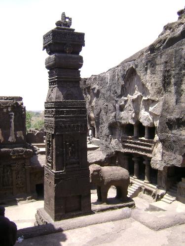 Ellora caves - It is the view of one of the caves of Ellora caves I'll be posting rest of the photographs later.