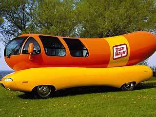 weinermobile - the oscar meyer weinermobile