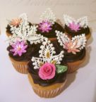 cupcakes - chocolate on top