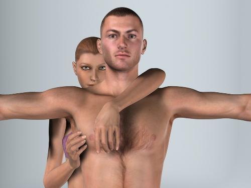 The New Friend - This is the newest addition to the millenium people collection from DAZ.