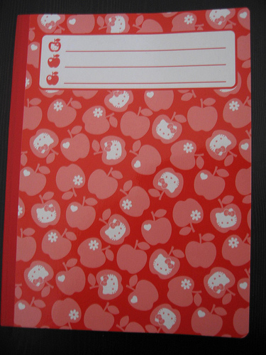 hello kitty composition notebook - One of my composition notebooks is a hello kitty