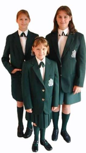 School Uniforms - This is a picture of a typical school uniform, currently employed at many private schools.