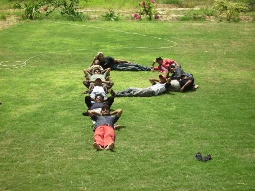 picnic fun - me and my frnds having fun at a farmhouse