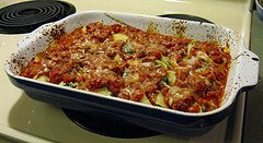 Spinach Stuffed Shells - Sounds way too healthy to me but looks delicious!!!