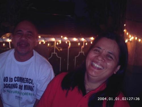 my parents - December 2005 in Los Banos