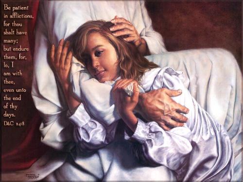 God is our Comfort - Be patient in Affliction, he will our hearts in Jesus Name.