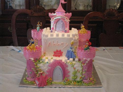 Princess Birthday Cake - cake for Abby's fifth birthday party