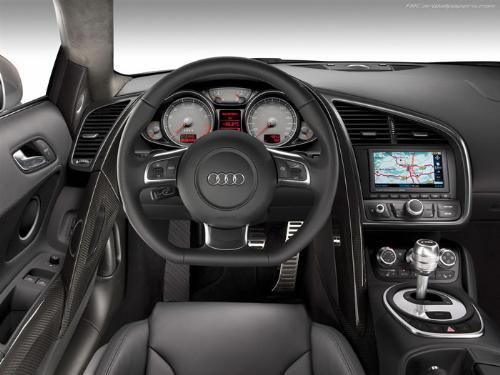 Audi R8 - Audi R8 interior. Its very much a luxurious car. And very smooth to drive.a