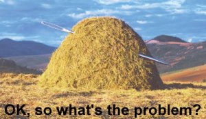 Needle in a haystack - What is so hard about finding something to write about?