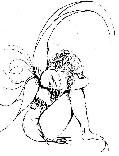 Torn - A drawing from my personal collection.
