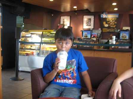 kid - loved vanilla frap...
