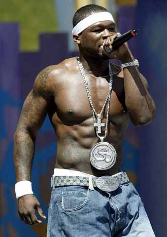 50 cent rare - 50 cent onstage