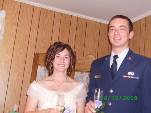 The Wedding Toast - My daughter and her husband sharing a toast at their wedding reception