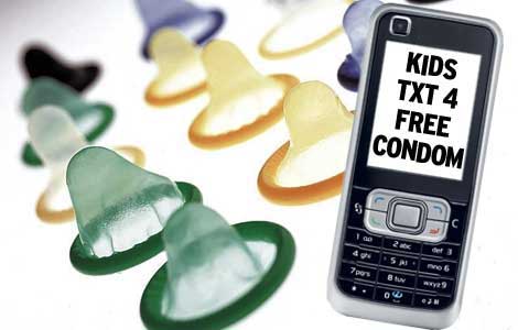 free condoms - text for a free condoms