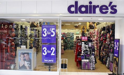 Claire's - Claire's department store for girls.