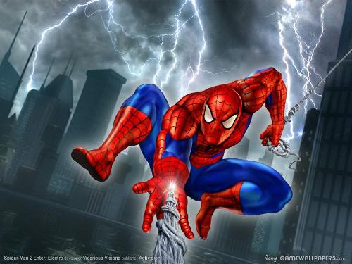 Spiderman - Spiderman flying