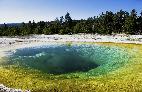 Yellowstone - Yellowstone National Park became the world’s first national park in 1872. Spanning an area of 2,200,000 acres, visitors need at least two full days just to visit some of its major attractions. Some of the most popular areas in the park include the Old Faithful geyser – truly a feast for the eyes and the soul – and several large hot springs and waterfalls. Roaming the area are free-ranging herds of American bison, Rocky Mountain elks, Grizzly bears and other rare flora and fauna rarely to be found elsewhere.