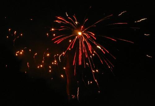 Diwali Fireworks - Picture of a firework during the Diwali festival.