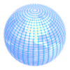 Globe - This is an image of wire framed globe. I created and edited it using GIMP.