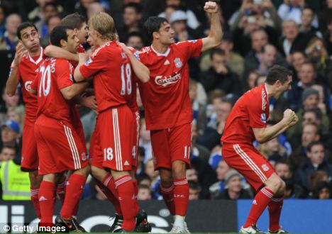 Celebrating Goal - Goal that has beaten Chelsea yesterday