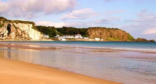 Northern Ireland - Beautiful, White Park Bay beach in Northern Ireland.