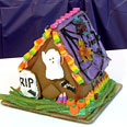 haunted gingerbread house - picture of a haunted gingerbread house