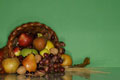 Cornucopia - FIll a cornucopia (horn of plenty) with fruit for your Thanksgiving Dinner!