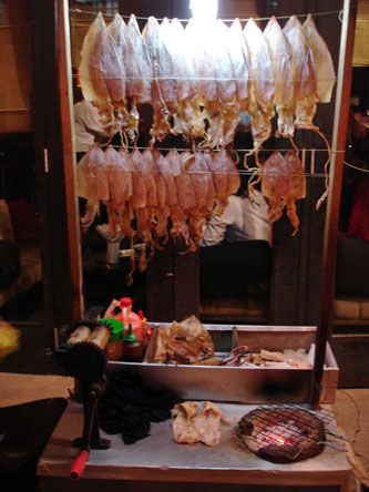 seafood - squids on sale