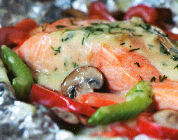 seafood - salmon dish