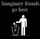 Imaginary friends go here - Some Y!M avatar I made from scraps.