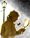 Sherlock Holmes - Sherlock in profile