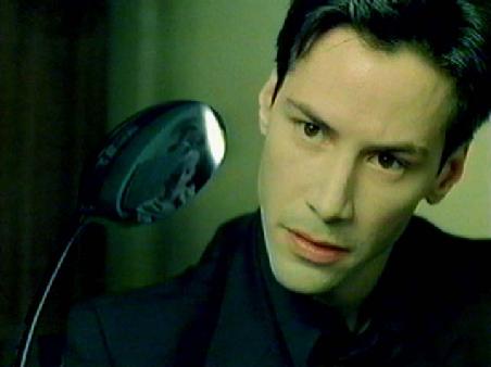 Matrix ( no spoon ) - Spoon boy: Do not try and bend the spoon. That's impossible. Instead only try to realize the truth. Neo: What truth? Spoon boy: There is no spoon. Neo: There is no spoon? Spoon boy: Then you'll see that it is not the spoon that bends, it is only yourself.