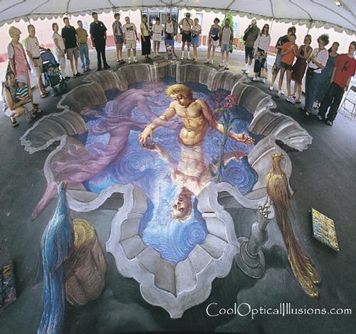 Amazing gift - 3D painting on a 2D plane